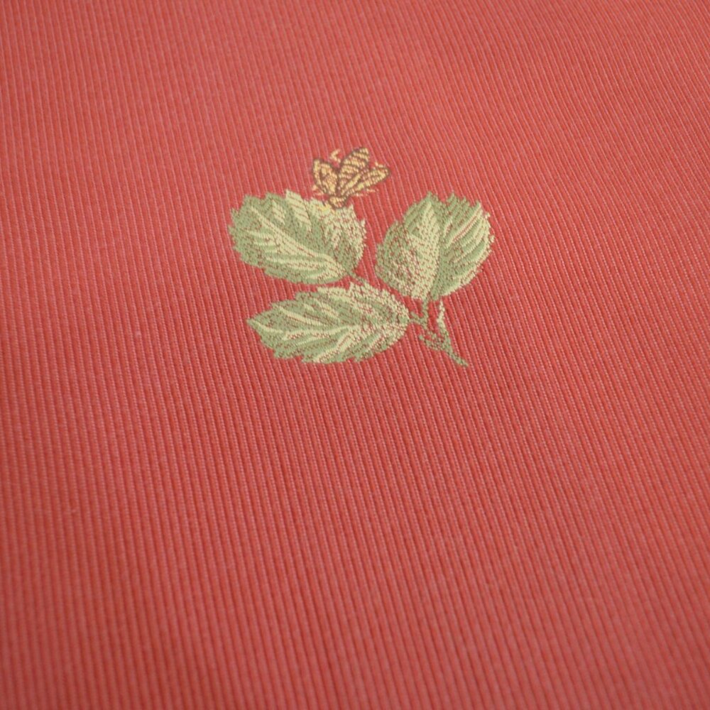 French Country Table Cover, Lined, 53 Inches Diameter, Rare Fabric and Trim, New - Picture 6 of 11
